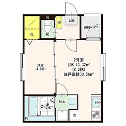 ハーモニーテラス六番I 2階/202