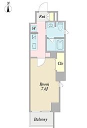 AltoRoseNagoya 1Kの間取図画像