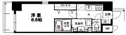 カトルセゾン金山 1Kの間取図画像