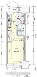 プレサンス新栄町ギャラント 1Kの間取図画像