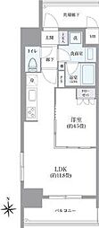 OKBアヴェニール菊井町 1LDKの間取図画像