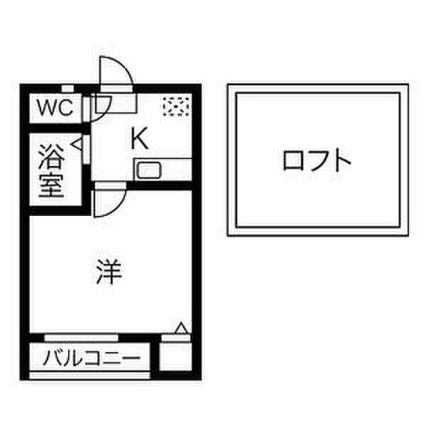 愛知県名古屋市西区名西１丁目(賃貸アパート1SK・1階・18.75㎡)の写真 その2