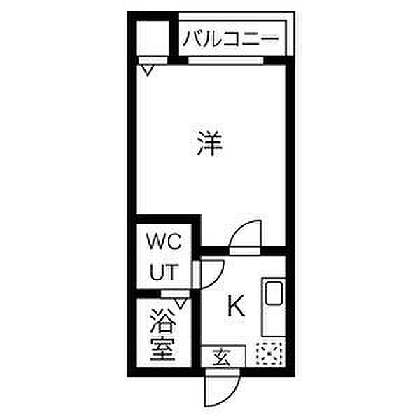 愛知県名古屋市西区幅下１丁目(賃貸アパート1SK・2階・20.92㎡)の写真 その2