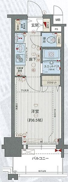 愛知県名古屋市中村区名駅南１丁目(賃貸マンション1K・7階・20.72㎡)の写真 その2