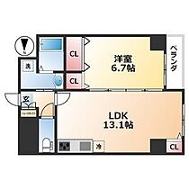 愛知県名古屋市中区松原３丁目（賃貸マンション1LDK・8階・44.24㎡） その2