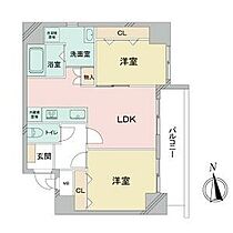 愛知県名古屋市西区新道１丁目（賃貸マンション2LDK・8階・50.31㎡） その2