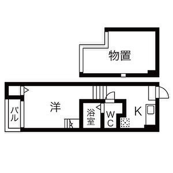 愛知県名古屋市西区枇杷島２丁目(賃貸アパート1SK・1階・20.73㎡)の写真 その2