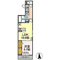 愛知県名古屋市中村区角割町２丁目（賃貸アパート1LDK・2階・43.66㎡） その2