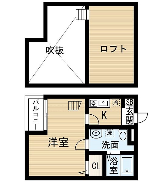 愛知県名古屋市中村区並木２丁目(賃貸アパート1K・2階・21.34㎡)の写真 その2