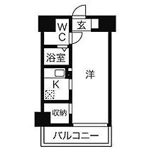 愛知県名古屋市中川区西日置１丁目（賃貸マンション1R・8階・24.53㎡） その2