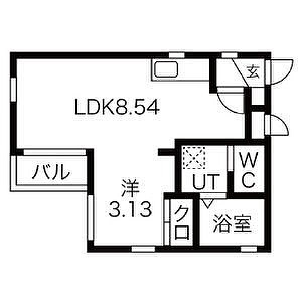 愛知県名古屋市西区幅下１丁目(賃貸マンション1R・2階・27.81㎡)の写真 その2