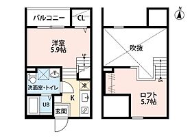 愛知県名古屋市中川区中島新町１丁目（賃貸アパート1K・1階・22.38㎡） その2