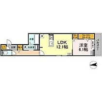 愛知県名古屋市中村区二ツ橋町１丁目（賃貸アパート1LDK・2階・48.69㎡） その2