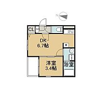 愛知県名古屋市北区城東町１丁目（賃貸アパート1DK・3階・25.10㎡） その2