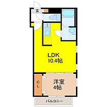 愛知県名古屋市中村区長筬町４丁目（賃貸アパート1LDK・3階・33.83㎡） その2