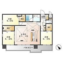 愛知県名古屋市西区則武新町４丁目（賃貸マンション3LDK・10階・90.60㎡） その2