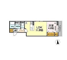 愛知県名古屋市中村区藤江町１丁目（賃貸アパート1LDK・2階・39.88㎡） その2