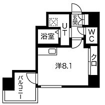 愛知県名古屋市中区橘１丁目（賃貸マンション1R・4階・27.30㎡） その2