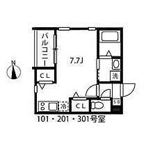 愛知県名古屋市熱田区波寄町（賃貸アパート1R・2階・25.14㎡） その2