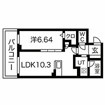 愛知県名古屋市中村区名駅南３丁目（賃貸マンション1LDK・5階・43.97㎡） その2