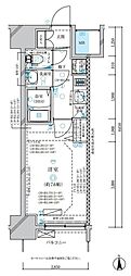 ディアレイシャス名古屋中村公園 1Kの間取図画像
