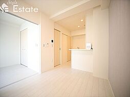 名古屋市営東山線 新栄町駅 徒歩5分の賃貸マンション 4階1LDKのリビング/ダイニング