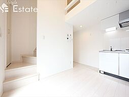 名古屋市営名港線 六番町駅 徒歩5分の賃貸アパート 1階1SKのリビング/ダイニング