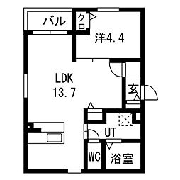 間取図画像 1LDK