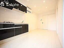 名鉄名古屋本線 山王駅 徒歩5分の賃貸アパート 1階1LDKのリビング/ダイニング