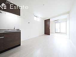 名古屋市営東山線 高畑駅 徒歩8分の賃貸アパート 3階1LDKのリビング/ダイニング