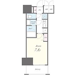 名古屋市営桜通線 丸の内駅 徒歩1分の賃貸マンション 4階1Kの間取り