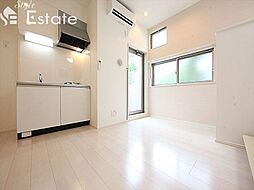 名古屋市営名港線 六番町駅 徒歩8分の賃貸アパート 1階1SDKのリビング/ダイニング