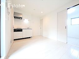 名古屋市営東山線 新栄町駅 徒歩10分の賃貸アパート 3階1LDKのリビング/ダイニング