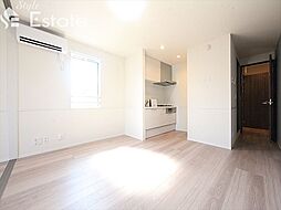 近鉄名古屋線 黄金駅 徒歩5分の賃貸アパート 1階1LDKのリビング/ダイニング