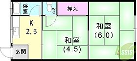 西本文化A棟  ｜ 兵庫県神戸市垂水区潮見が丘1丁目9-3（賃貸アパート2K・1階・26.49㎡） その2