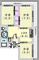 シャトレイユ  ｜ 兵庫県神戸市垂水区泉が丘3丁目3-16（賃貸マンション2LDK・5階・55.38㎡） その2