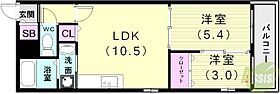 アビタ星が丘  ｜ 兵庫県神戸市垂水区星が丘1丁目（賃貸アパート2LDK・3階・44.04㎡） その2