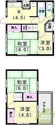 滝の茶屋駅 6.5万円