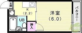 シティハイムヨコヤマ  ｜ 兵庫県神戸市須磨区高倉台1丁目4-4（賃貸マンション1K・1階・17.02㎡） その2