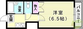 上祇園ヒルズ  ｜ 兵庫県神戸市兵庫区上祇園町2-12（賃貸アパート1K・1階・18.66㎡） その2