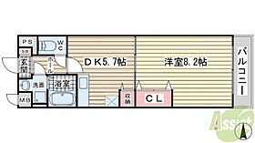 タカラピュア  ｜ 兵庫県神戸市垂水区下畑町373-3（賃貸マンション1DK・2階・34.44㎡） その2