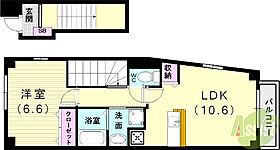 フォルテ月見山  ｜ 兵庫県神戸市須磨区月見山本町2丁目（賃貸マンション1LDK・2階・50.45㎡） その2