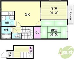 山下ハイツ 2階/-