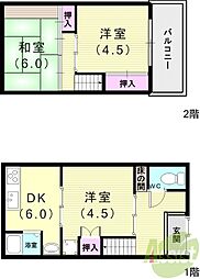 🉐敷金礼金0円！🉐城が山5丁目戸建