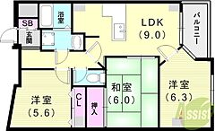 物件の間取り
