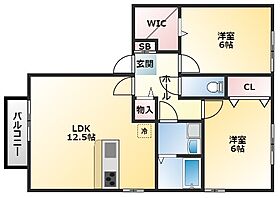 クレール萱振 A棟  ｜ 大阪府八尾市萱振町2丁目127-2（賃貸アパート2LDK・1階・56.93㎡） その2