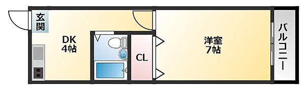 シャトーニューライフI 211｜大阪府八尾市大竹2丁目(賃貸アパート1DK・2階・24.00㎡)の写真 その2