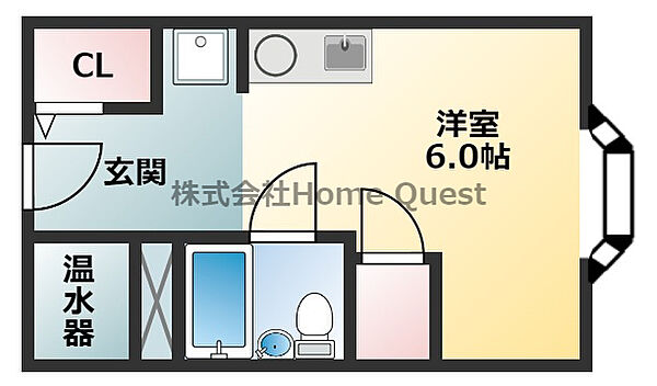 アリタマンション長瀬 205｜大阪府東大阪市近江堂2丁目(賃貸マンション1R・2階・16.00㎡)の写真 その2