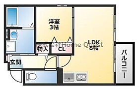 シティコート布施駅前  ｜ 大阪府東大阪市長堂2丁目（賃貸マンション1LDK・3階・28.00㎡） その2