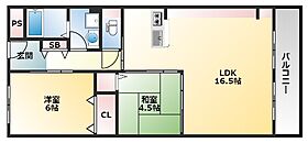 第5コーポ平野 305 ｜ 大阪府柏原市平野1丁目11-10（賃貸マンション2LDK・3階・64.00㎡） その2